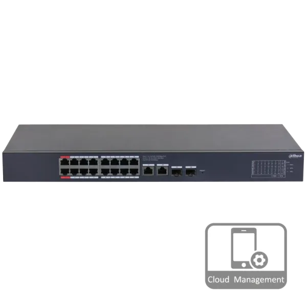 Dahua DH-CS4220-16GT-190 PoE Комутатор 20 портів керований