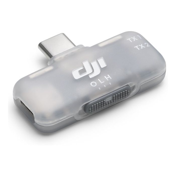 Приймач мікрофона Mic Mini Series Mobile Receiver Type-C прозорий з апаратним шумозаглушенням DJI DMMR02