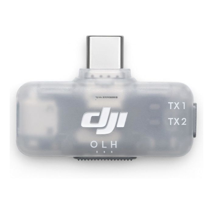 Приймач мікрофона Mic Mini Series Mobile Receiver Type-C прозорий з апаратним шумозаглушенням DJI DMMR02