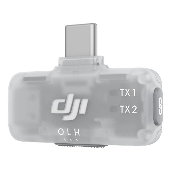 Приймач мікрофона Mic Mini Series Mobile Receiver Type-C прозорий з апаратним шумозаглушенням DJI DMMR02
