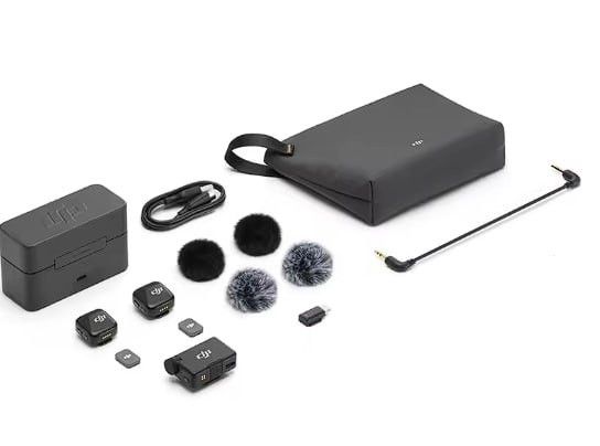 Бездротовий мікрофон DJI Mic Mini подвійний 2 TX + 1 RX + Case Type-C для iPhone Android Action 5 Pocket 3