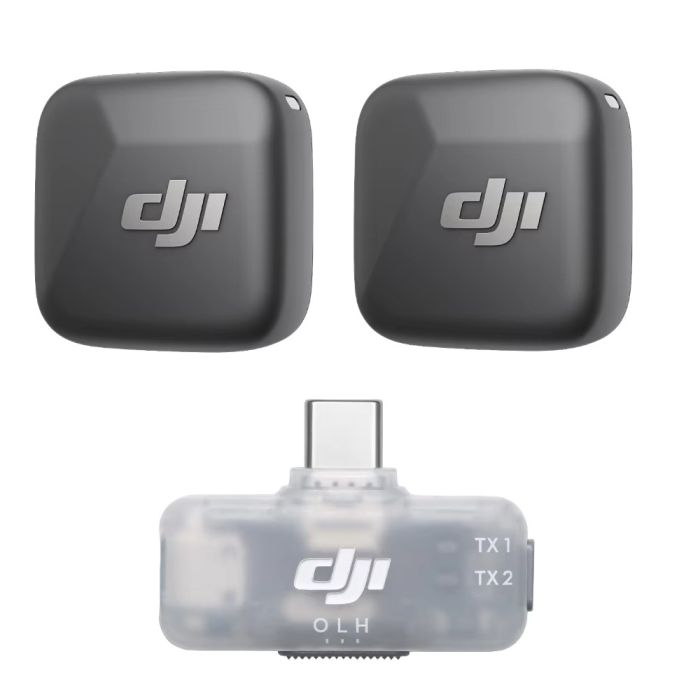 Бездротовий мікрофон подвійний DJI Mic Mini 2*Transmitter + Receiver Type-C