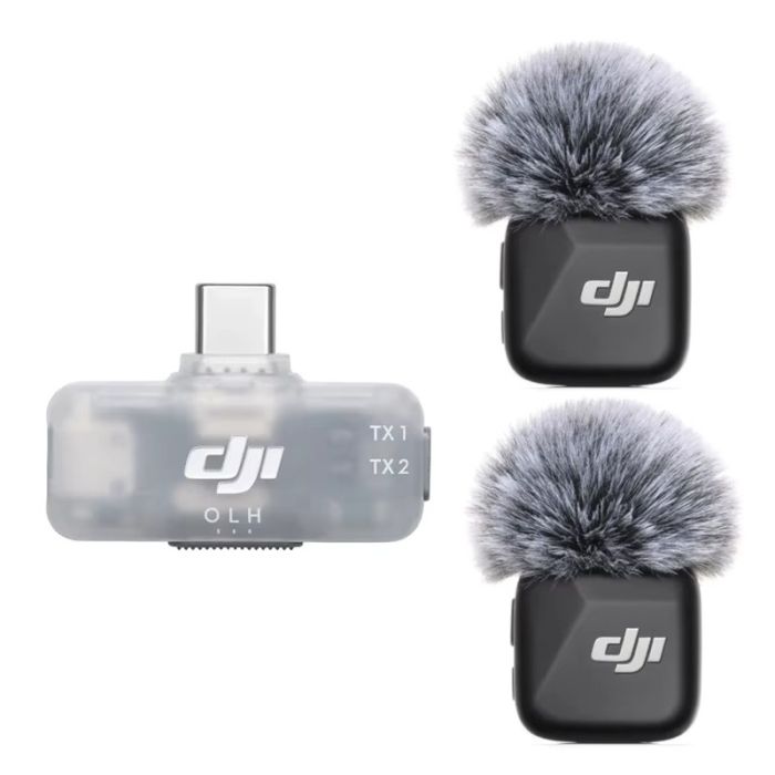 Бездротовий мікрофон подвійний DJI Mic Mini 2*Transmitter + Receiver Type-C