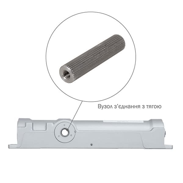Дотягувач ABLOY DC250 CAM BC EN1-6 без тяги  до 120кг FIRE Коричневий