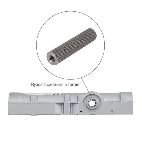 Дотягувач ABLOY DC330 CAM BC EN1-4 без тяги  до 80кг FIRE Коричневий