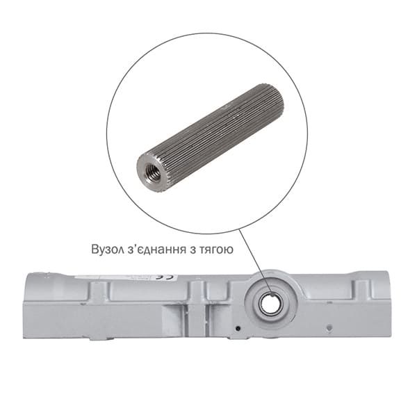 Дотягувач ABLOY DC330 CAM BC EN1-4 без тяги  до 80кг FIRE Сірий