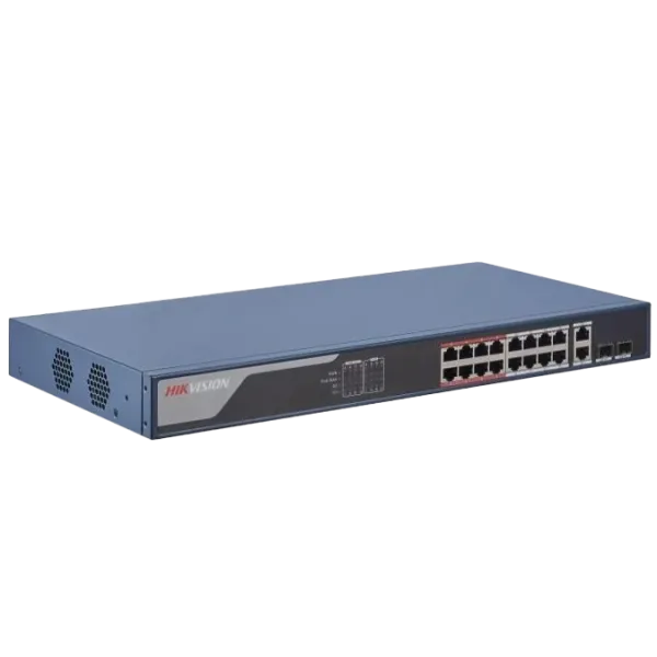 Hikvision DS-3E1318P-EI(B) Комутатор 18 портів керований