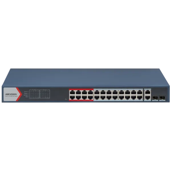 Hikvision DS-3E1326P-EI(B) POE Комутатор 26 портів керований