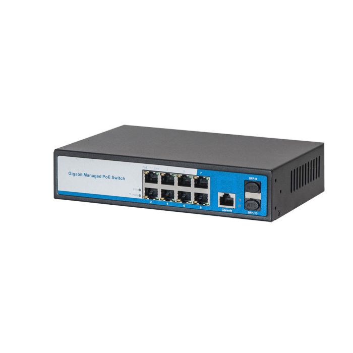 Керований POE комутатор HongRui HR901-AFGM-82NS 11-портовий