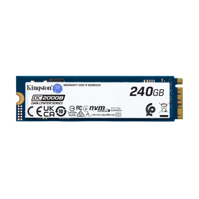Накопичувач SSD M.2 Kingston DC2000B 240GB NVMe 2280 PCIe 4.0 x4 3D NAND TLC (SEDC2000BM8/240G)