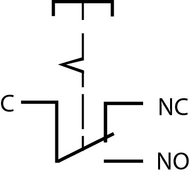 TY 19C-S11/1   Кнопка металева Повернення поворотом 1NO+1NC.