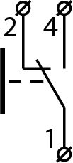 XB2-EA135 Кнопка "Старт" зелена  (NO+NC)