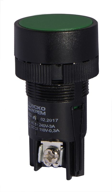 XB2-EA135 Кнопка "Старт" зелена  (NO+NC)