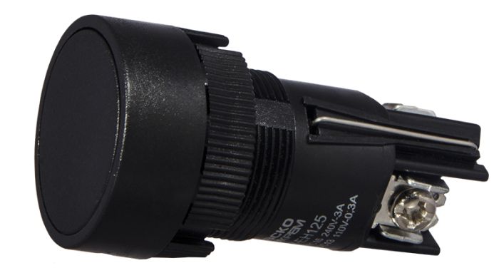 XB2-EH125 Кнопка "Старт" чорна з фіксацією (NO+NC)