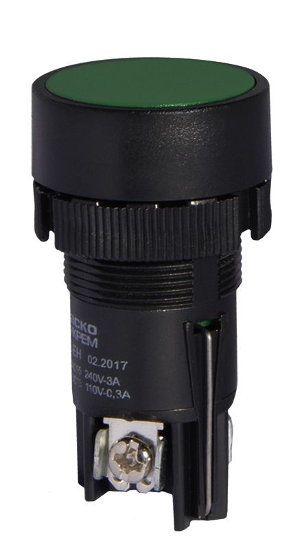 XB2-EH135 Кнопка "Старт" зелена з фіксацією (NO+NC)