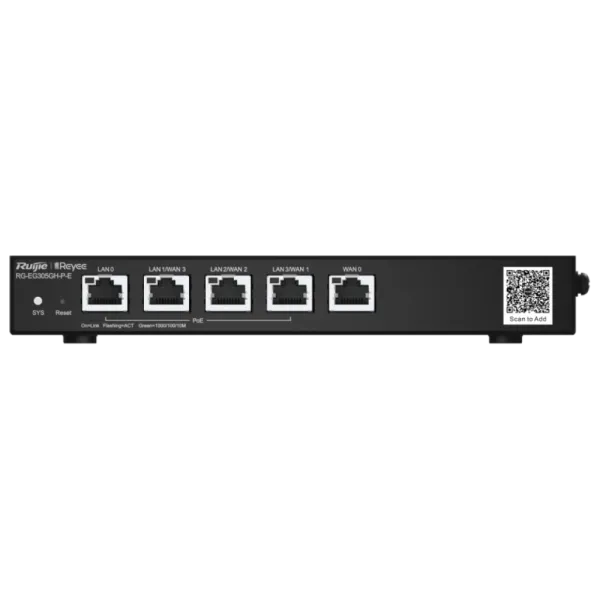 Ruijie Reyee RG-EG305GH-P-E PoE з хмарним керуванням Маршрутизатор