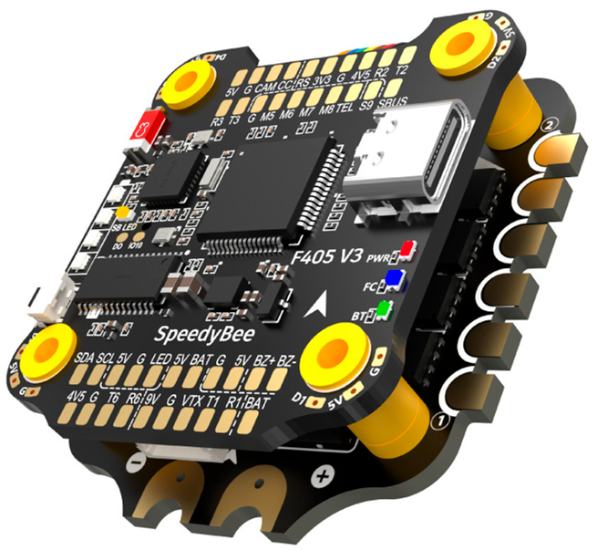 Політний стек SpeedyBee F405 V3 Flight Controller 50A 3-6s BLHeli_S 4-in-1 ESC 30x30