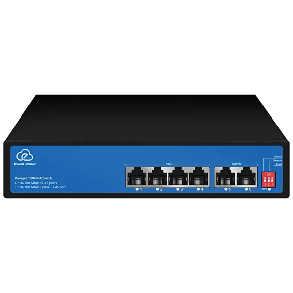 Ewind EW-ES2006CF-AP PoE Комутатор 6 портів некерований