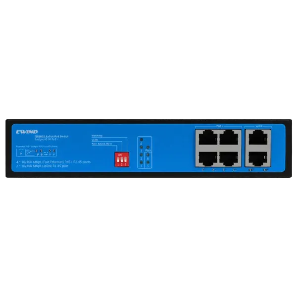 Ewind EW-S1906CF-AP POE Комутатор 6 портів некерований