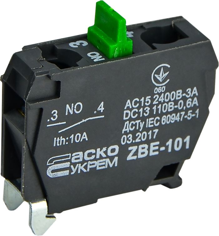 ZBE-101 N/О Контакт до постів  керування XAL-D