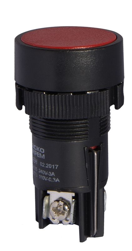 XB2-EH142 Кнопка "Стоп" червона з фіксацією  (NC)