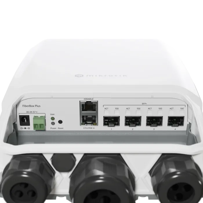 Mikrotik FiberBox Plus (CRS305-1G-4S+OUT) Комутатор 4 порти керований
