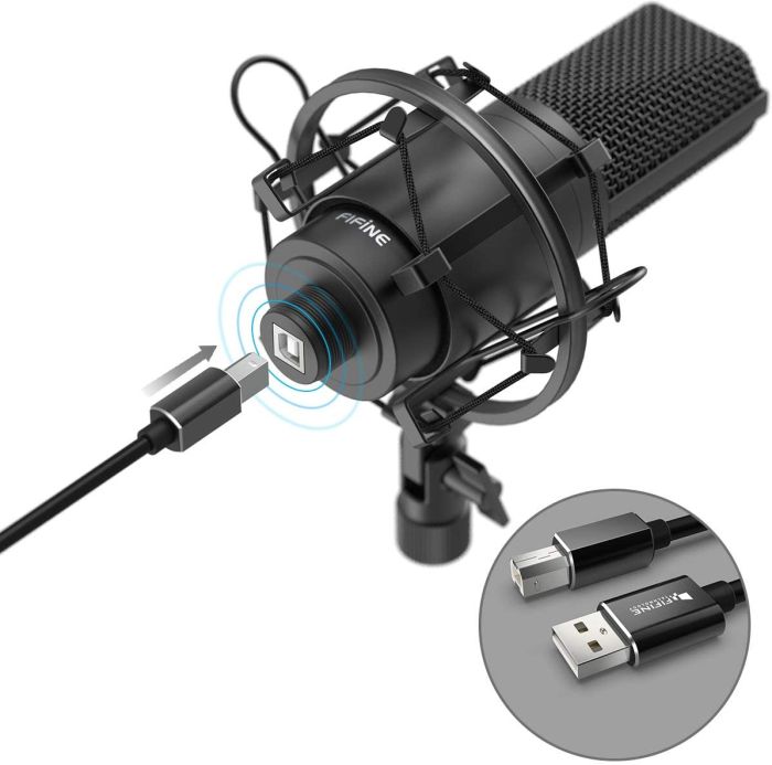 Мікрофон стримера USB пантограф поп-фільтр Fifine K780A