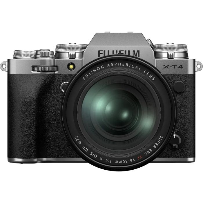 Бездзеркальна фотокамера FUJIFILM X-T4 silver kit XF 16-80mm