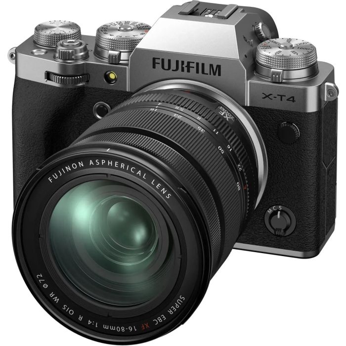 Бездзеркальна фотокамера FUJIFILM X-T4 silver kit XF 16-80mm