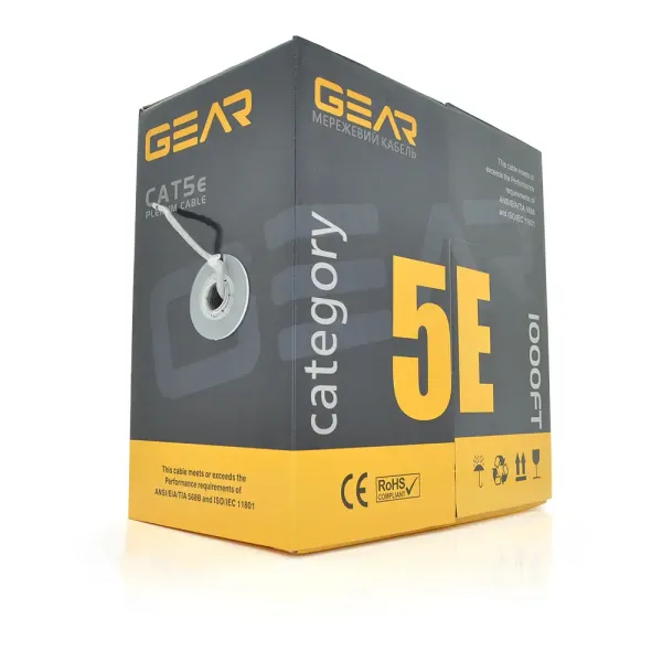 Мережевий кабель вита пара GEAR CAT.5E FTP-CCA-4Px2x0.51