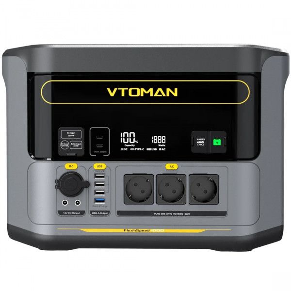 Зарядна станція Vtoman FlashSpeed 1000 PB-85 1000W, 828Wh (FlashSpeed 1000)
