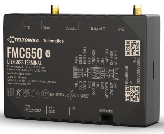 GPS-трекер Teltonika FMC650