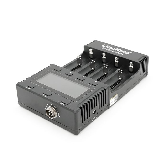 ЗУ універсальне Liitokala Lii-700, 4 канали, LCD display, підтримує Li-ion, Ni-Mh/Li-ion/LiFePO4, 220V/12V, Test/Repair/ACIR, Box