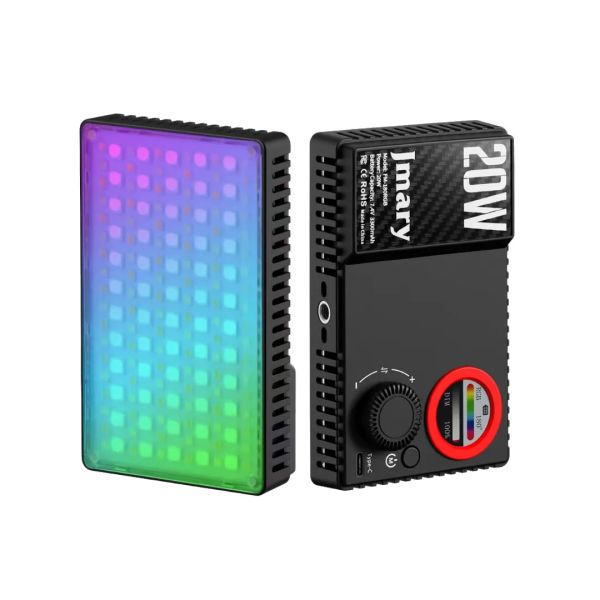 Накамерний відеосвітло надпотужне 20Вт RGB CRI 95+1800-9000K Jmary FM-180RGB