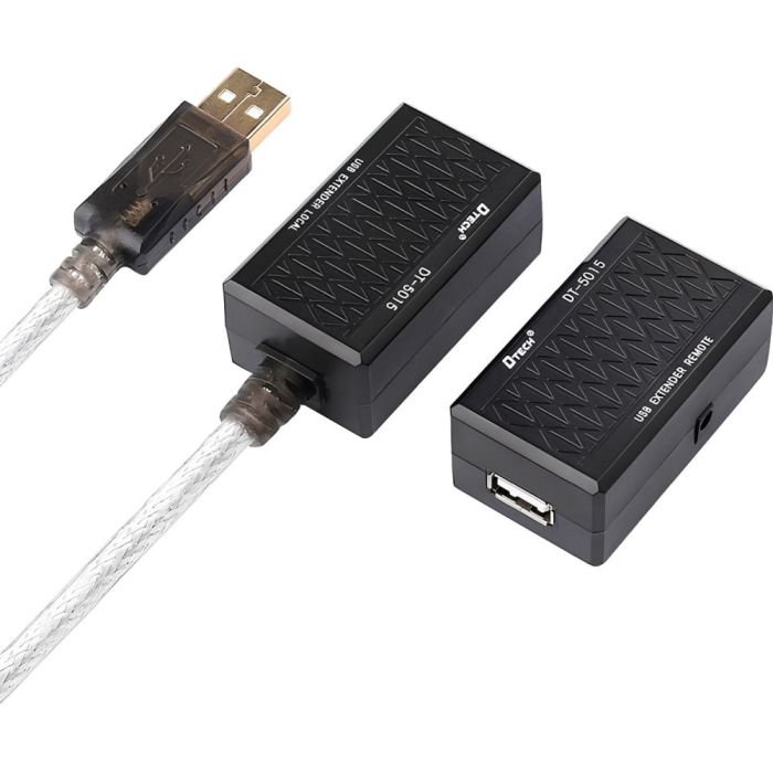 Подовжувач USB 2.0 60m Dtech DT-5015