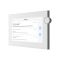 IP-відеодомофон Bas-IP AZ-07LL Linux 7" white з можливістю горизонтального та вертикального монтажу