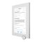 IP-відеодомофон Bas-IP AZ-07LL Linux 7" white з можливістю горизонтального та вертикального монтажу