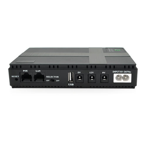 ДБЖ UPS-18W DC1018P для роутерів/комутаторів/PON/POE-430, 5//9/12V, 1A, 12000MAh(4*3000MAh), White, BOX