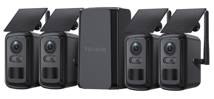 Комплект відеоспостереження Tecsar SKT-S4-F-B