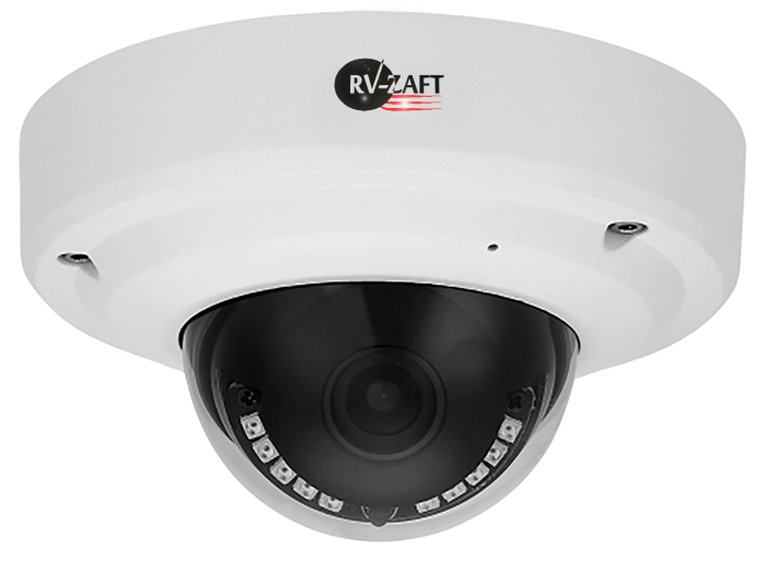 2.0MP Star Light Купольная антивандальная IP Камера с ИК подсветкой RVA-DM350BC80M-LP