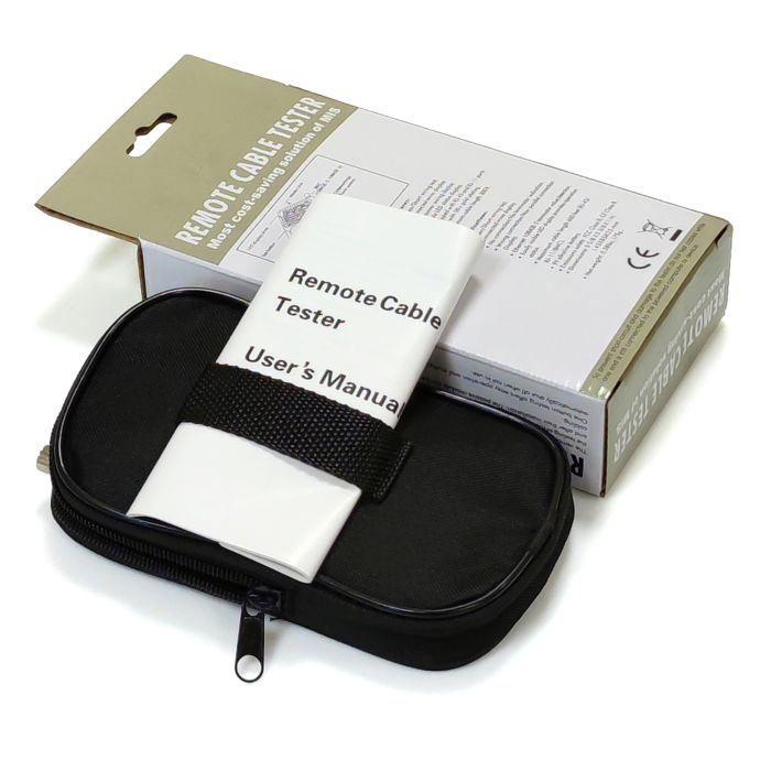 Тестер кабельний RJ-45, RJ-12, USB та BNC