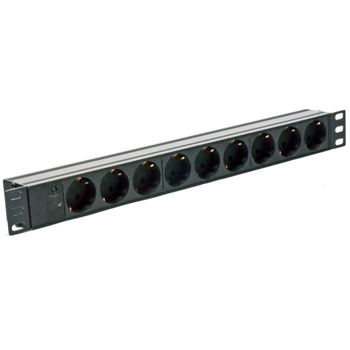 Блок 19" на 9 роз. нім. станд., 10А, 1U, без шнура