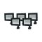 Комплект із 5 світлодіодних прожекторів Lightwell 50W з датчиком руху (LW-FL-B-50-S)
