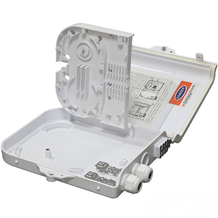 Бокс герметичний розподільний на 8 SC Simplex / LC duplex, 240x195x50 мм
