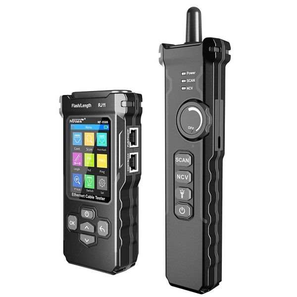 Тестер кабельний RJ45 з PoE, PING, IP Scan, трасошукач NOYAFA