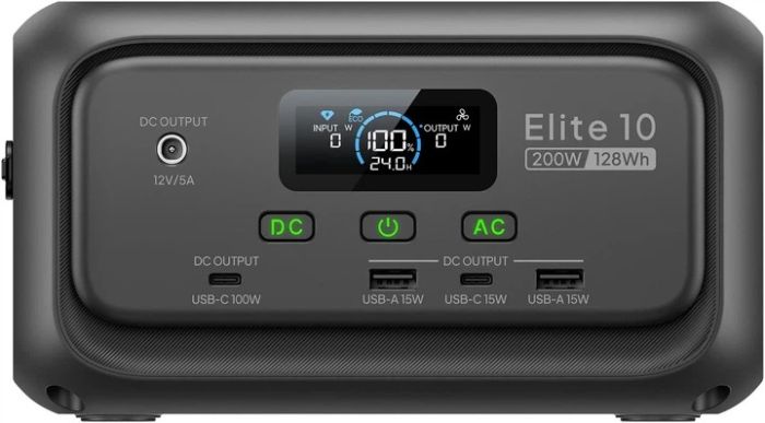Зарядна станція Bluetti Elite 10 200W 128Wh LiFePO4 (P-EL10-EU-GY-BL-010)