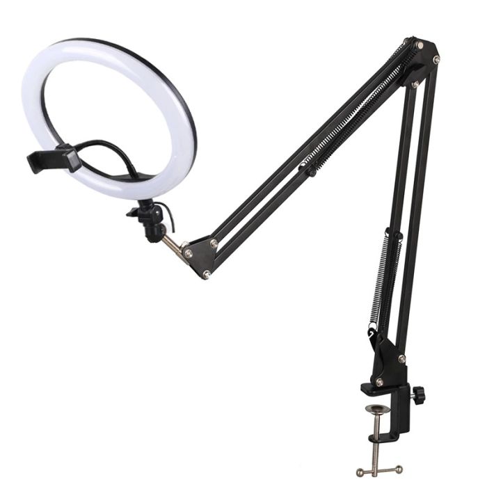 Кільцева лампа 30см на пантографі ACprof QX-300-P