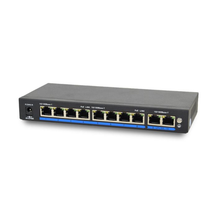 Комутатор PoE-1010-8P/250m/8L