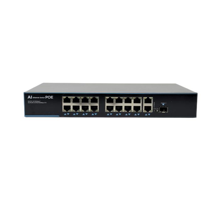 Комутатор PoE-1018-16P-1S/250 AI