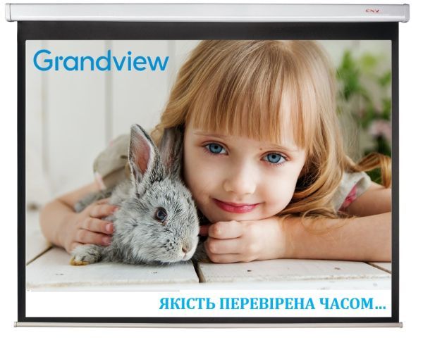 Екран для проектора Grandview CB-MP100 WM5 настінно-стельовий моторизований 100" (4:3) 203x152